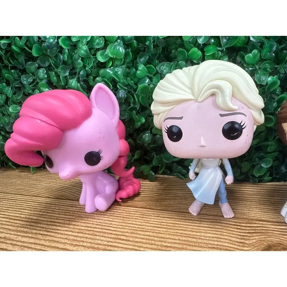 Bundle of 5 Funko Pop Princess Pony  Pinkie Pie Vinyl Figure Frozen Ariel Belle